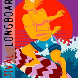Cartelería para competición surf