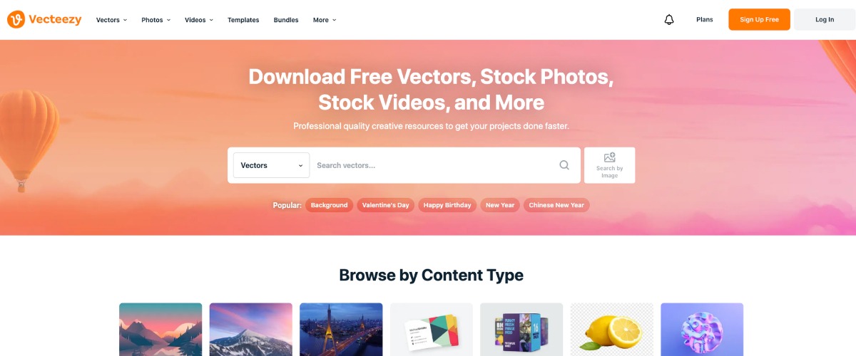 Vecteezy 7 webs para descargar fotos grátis
